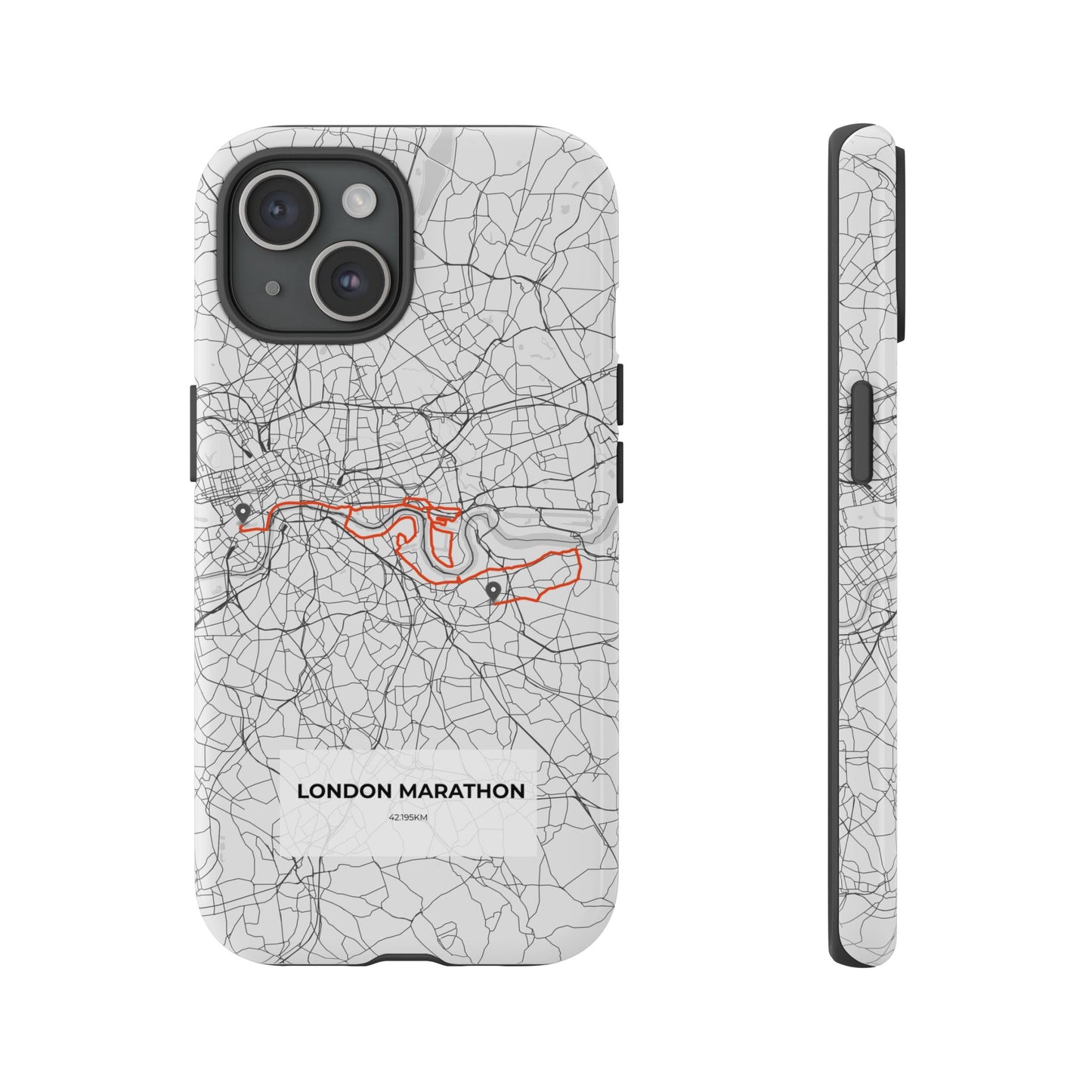 London Marathon Route Tough Phone Case