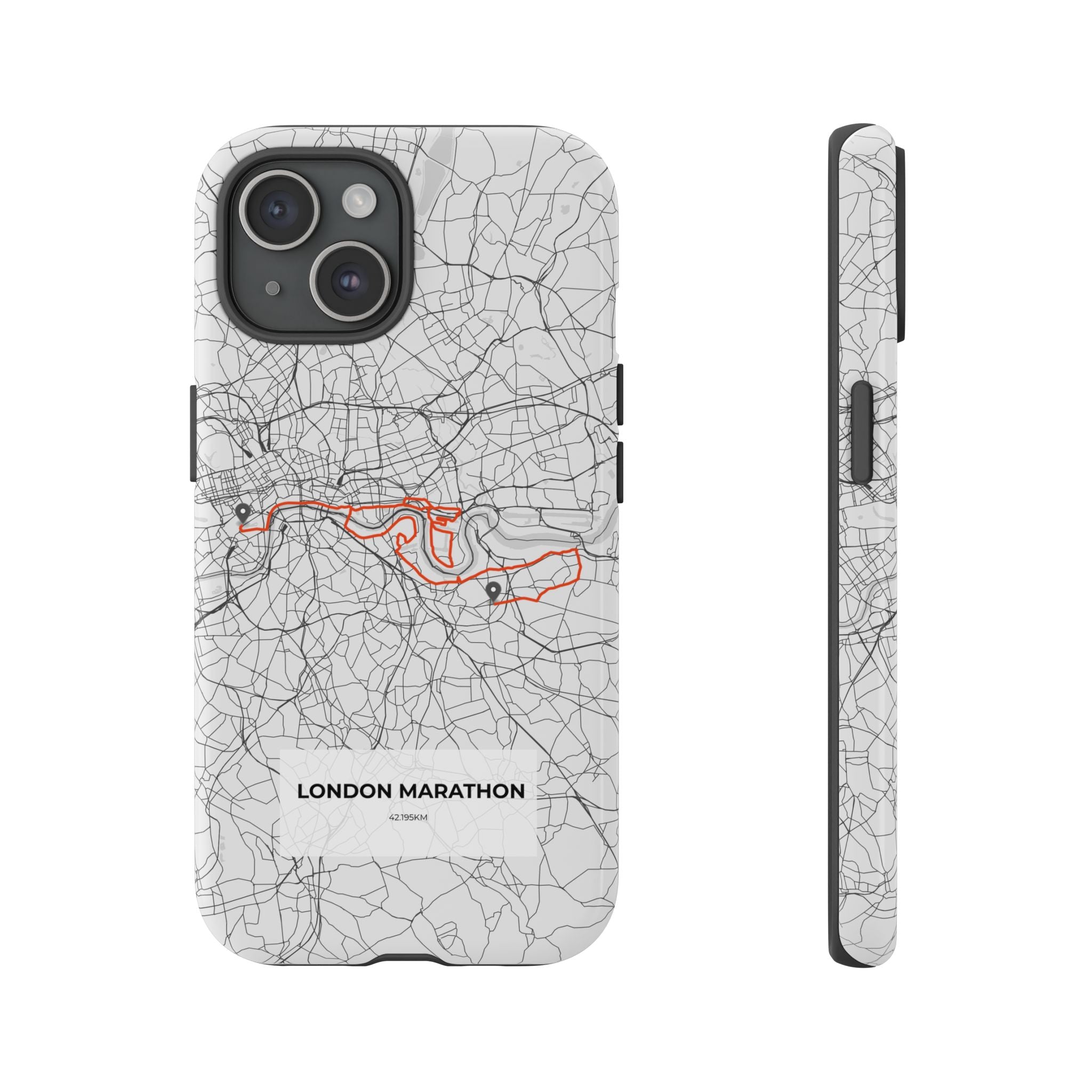 London Marathon Route Tough Phone Case