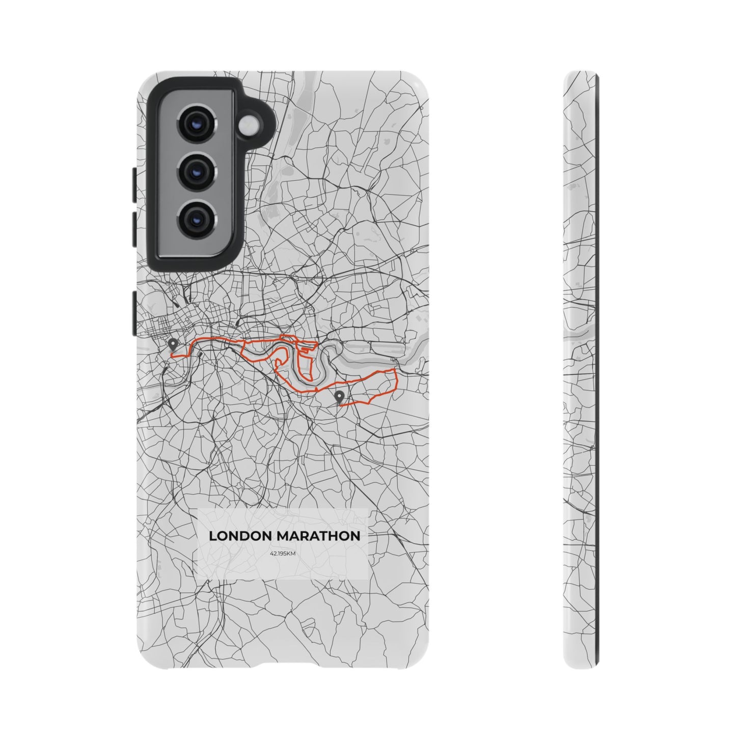London Marathon Route Tough Phone Case