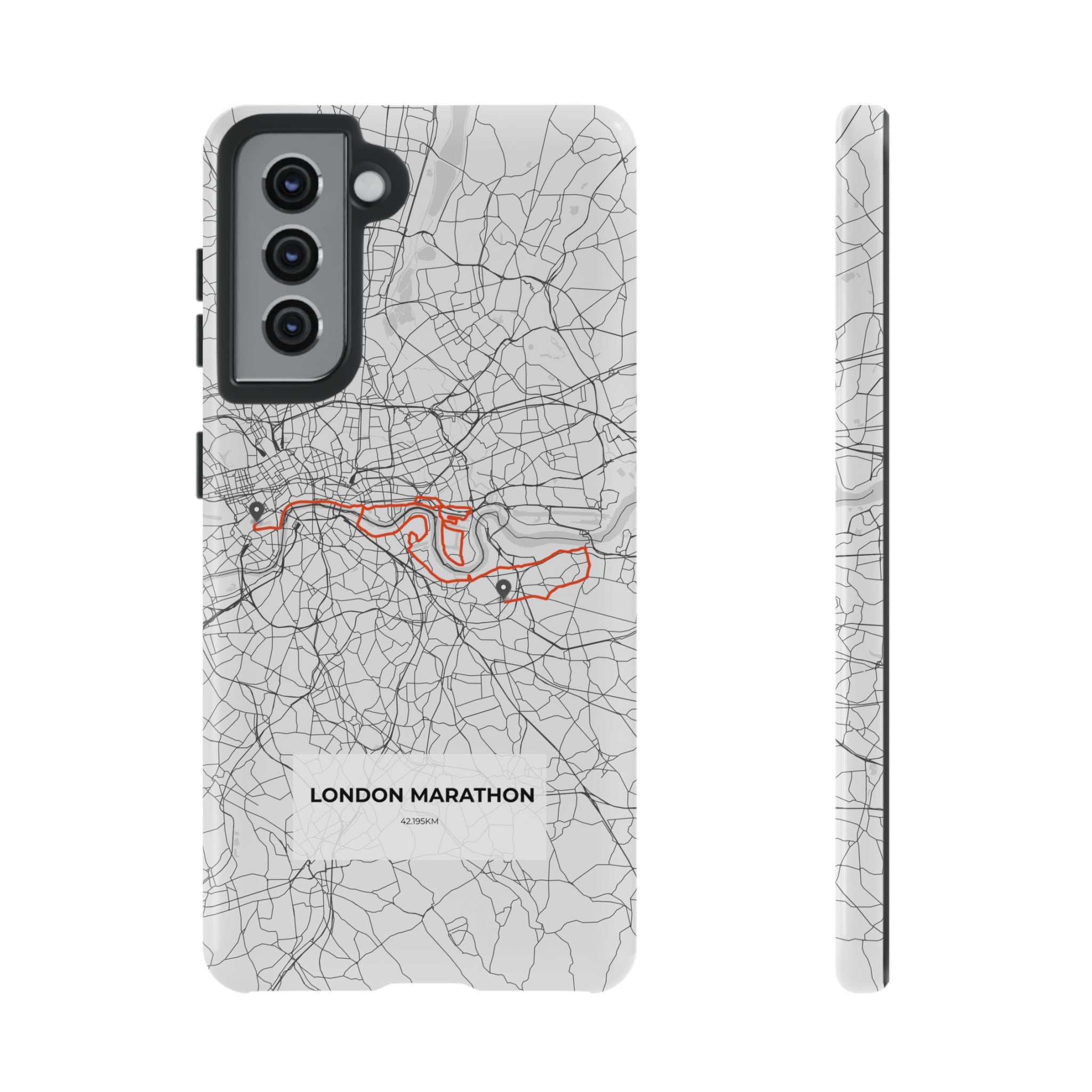 London Marathon Route Tough Phone Case
