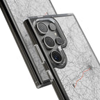 Boston Marathon Route Clear Impact-Resistant Phone Case