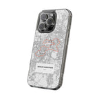 Berlin Marathon Route Clear Impact-Resistant Phone Case