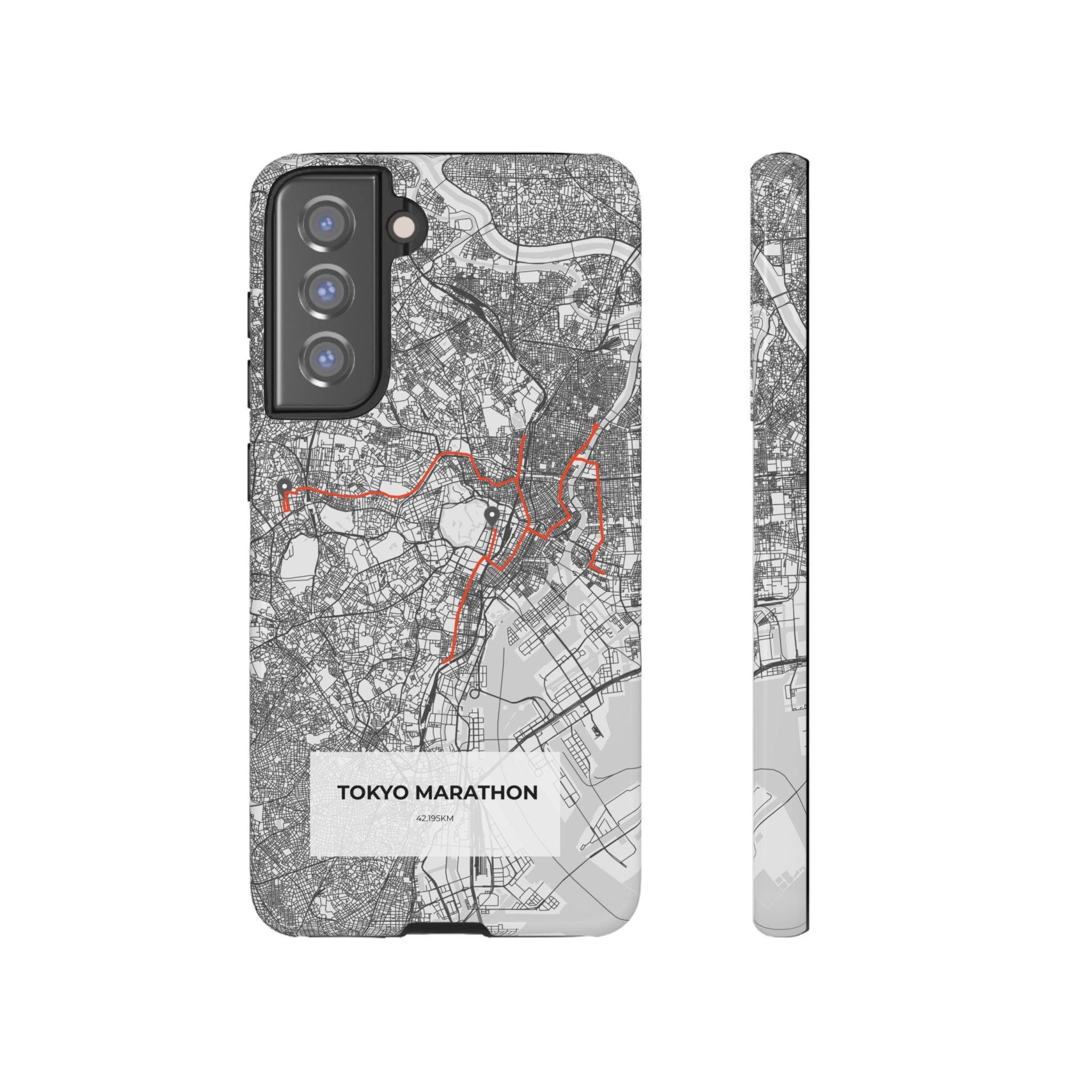 Tokyo Marathon Route Tough Phone Case