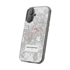 Berlin Marathon Route Clear Impact-Resistant Phone Case