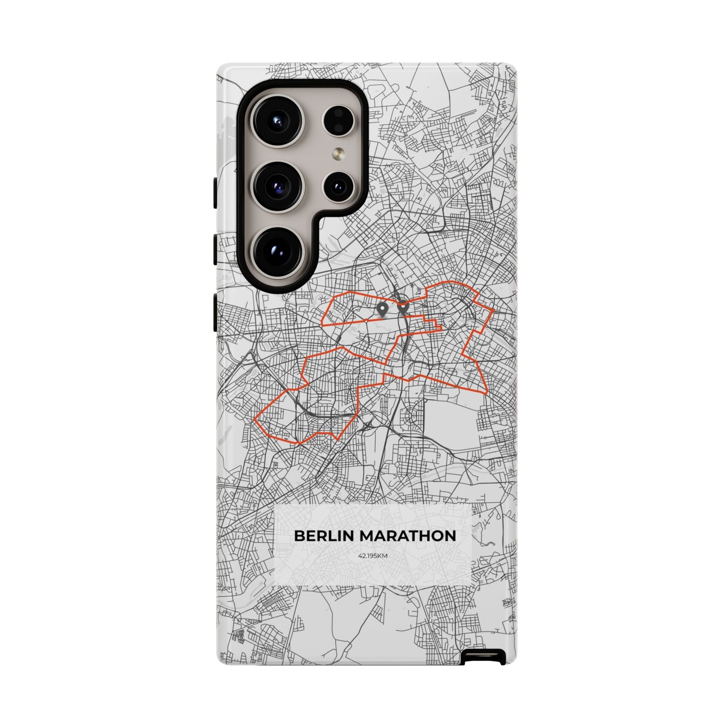 Berlin Marathon Route Tough Phone Case
