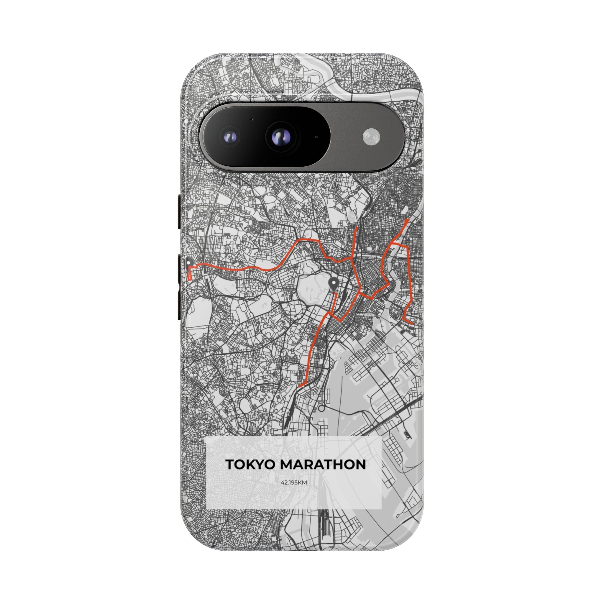 Tokyo Marathon Route Tough Phone Case