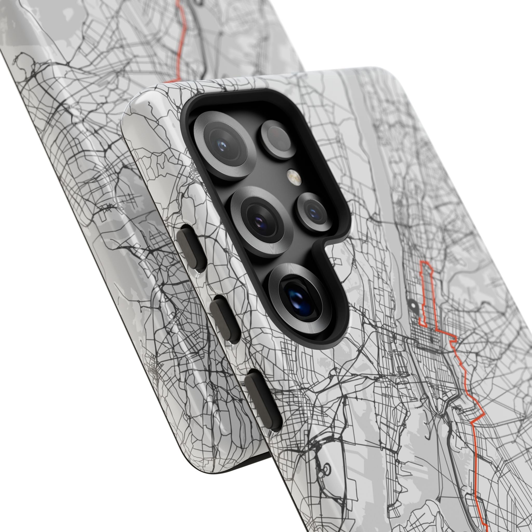 New York Marathon Route Tough Phone Case