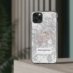 Berlin Marathon Route Clear Impact-Resistant Phone Case