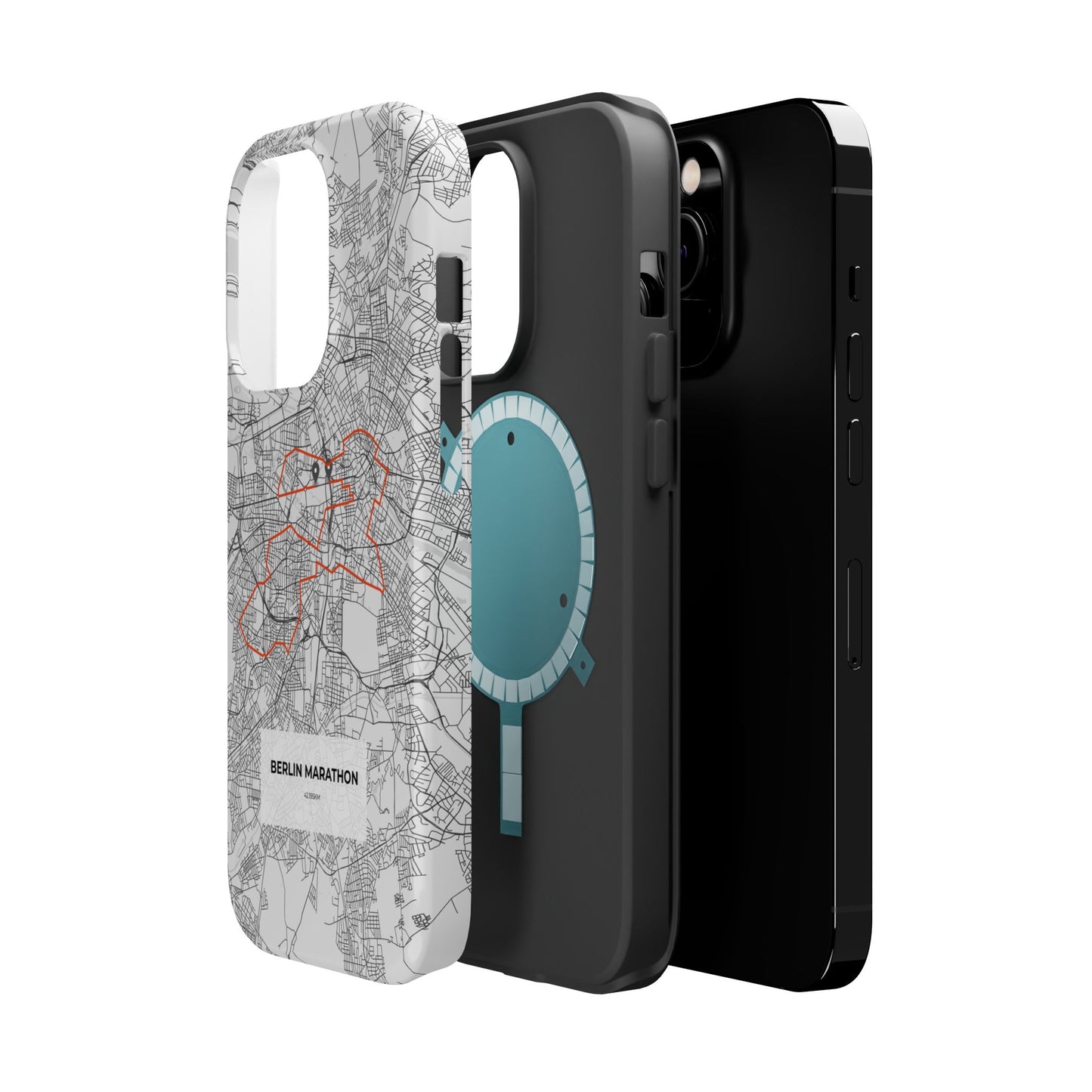 Berlin Marathon Route Magnetic Impact-Resistant Phone Case