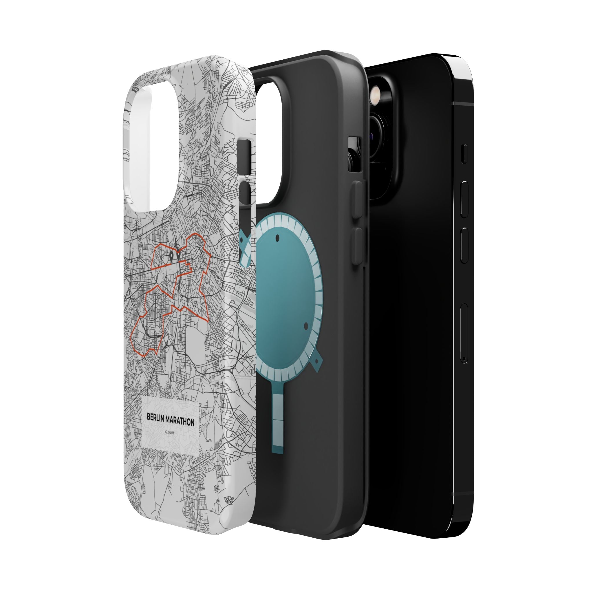 Berlin Marathon Route Magnetic Impact-Resistant Phone Case