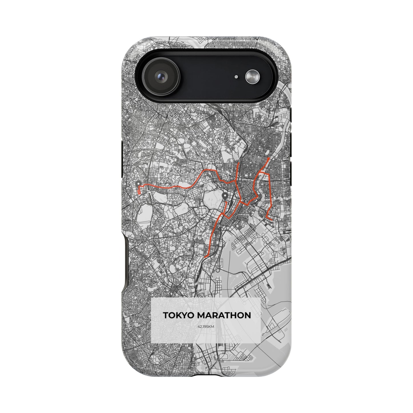 Tokyo Marathon Route Magnetic Impact-Resistant Phone Case