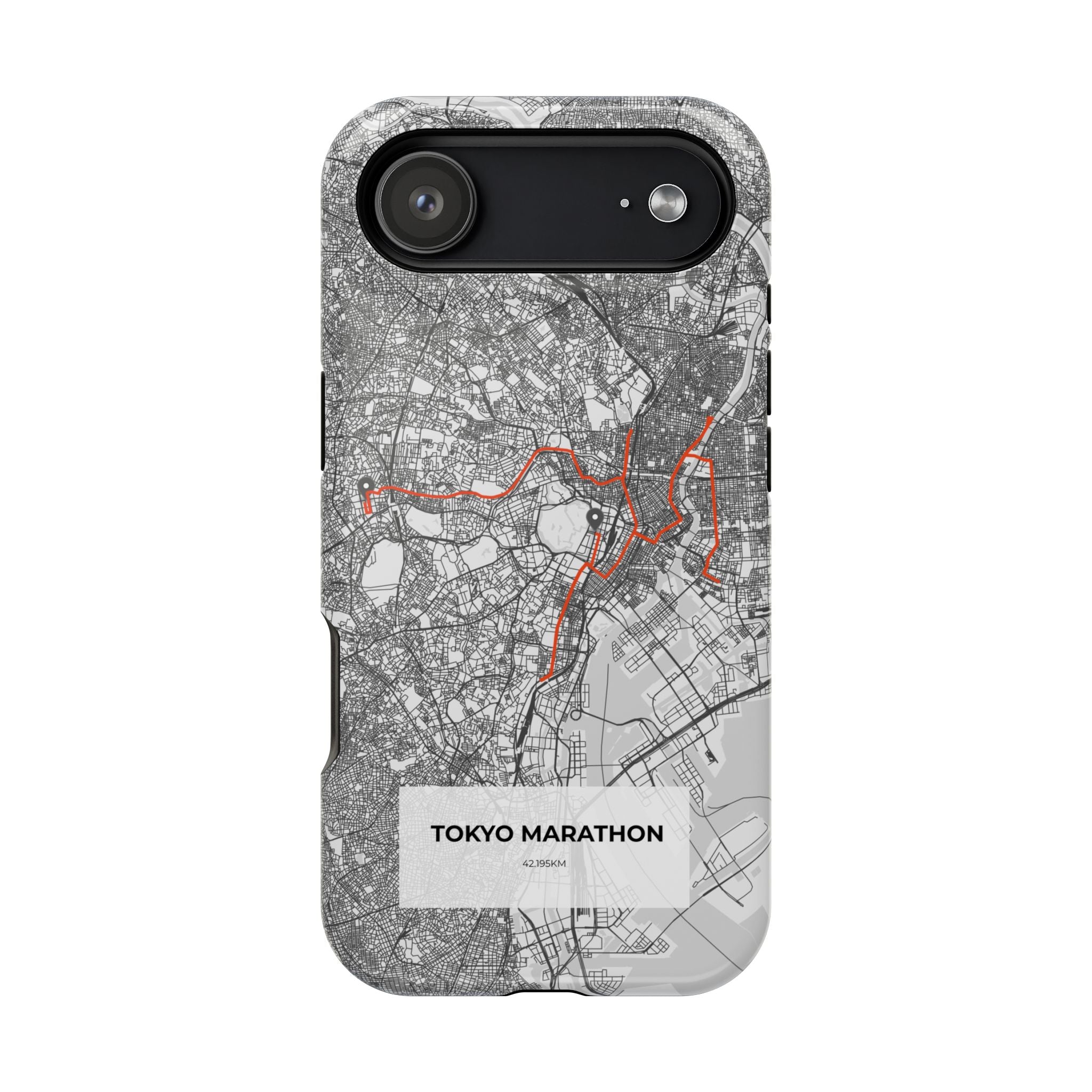 Tokyo Marathon Route Magnetic Impact-Resistant Phone Case