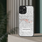 London Marathon Route Clear Impact-Resistant Phone Case