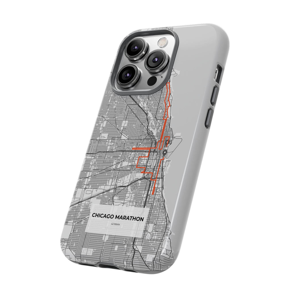 Chicago Marathon Route Tough Phone Case