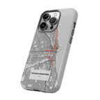 Chicago Marathon Route Tough Phone Case