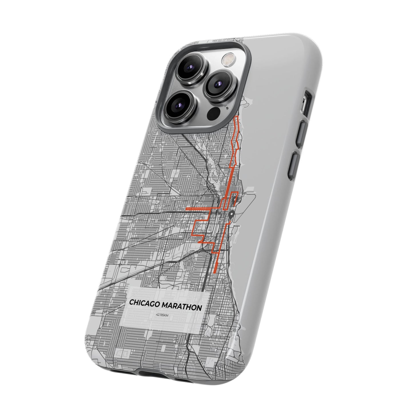 Chicago Marathon Route Tough Phone Case