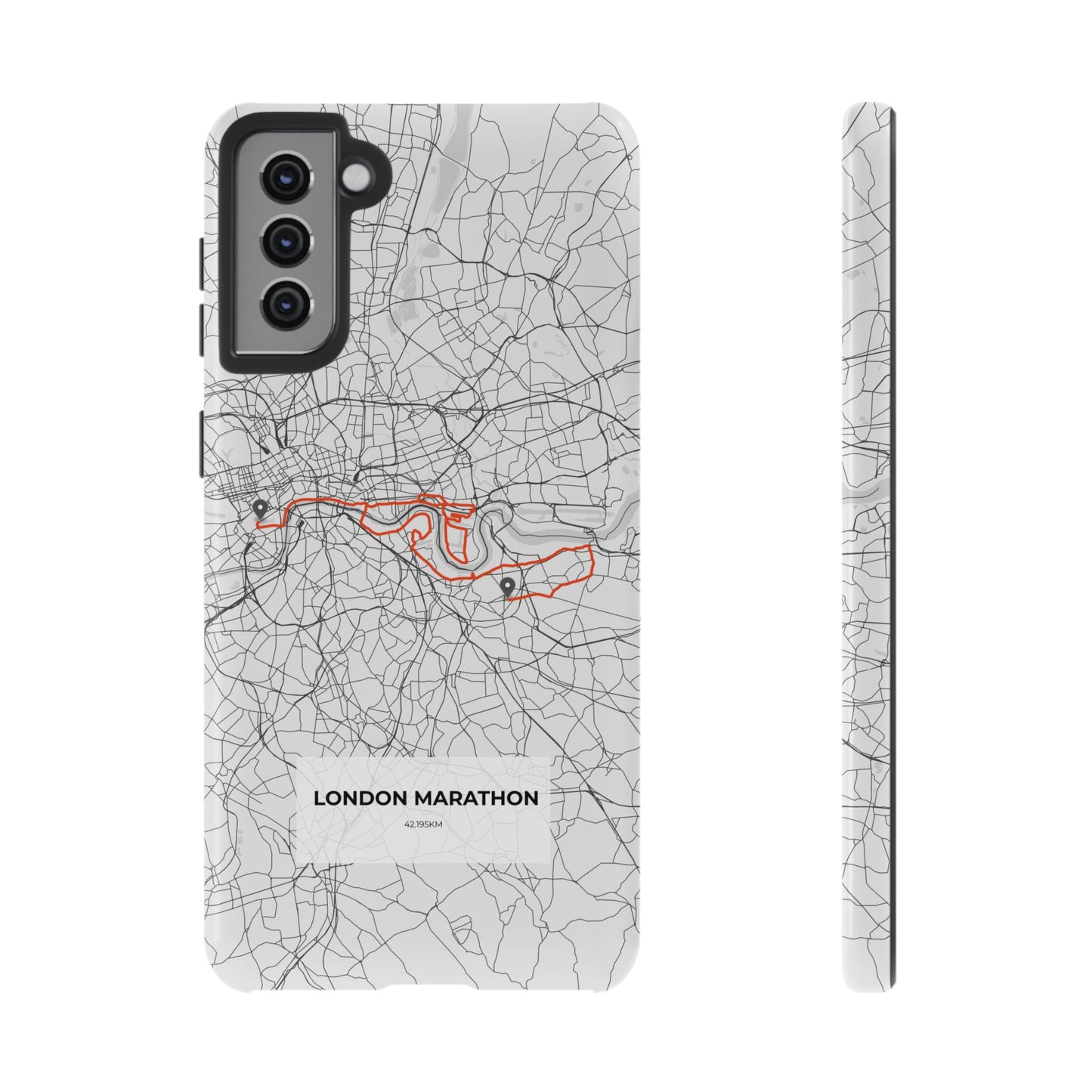 London Marathon Route Tough Phone Case