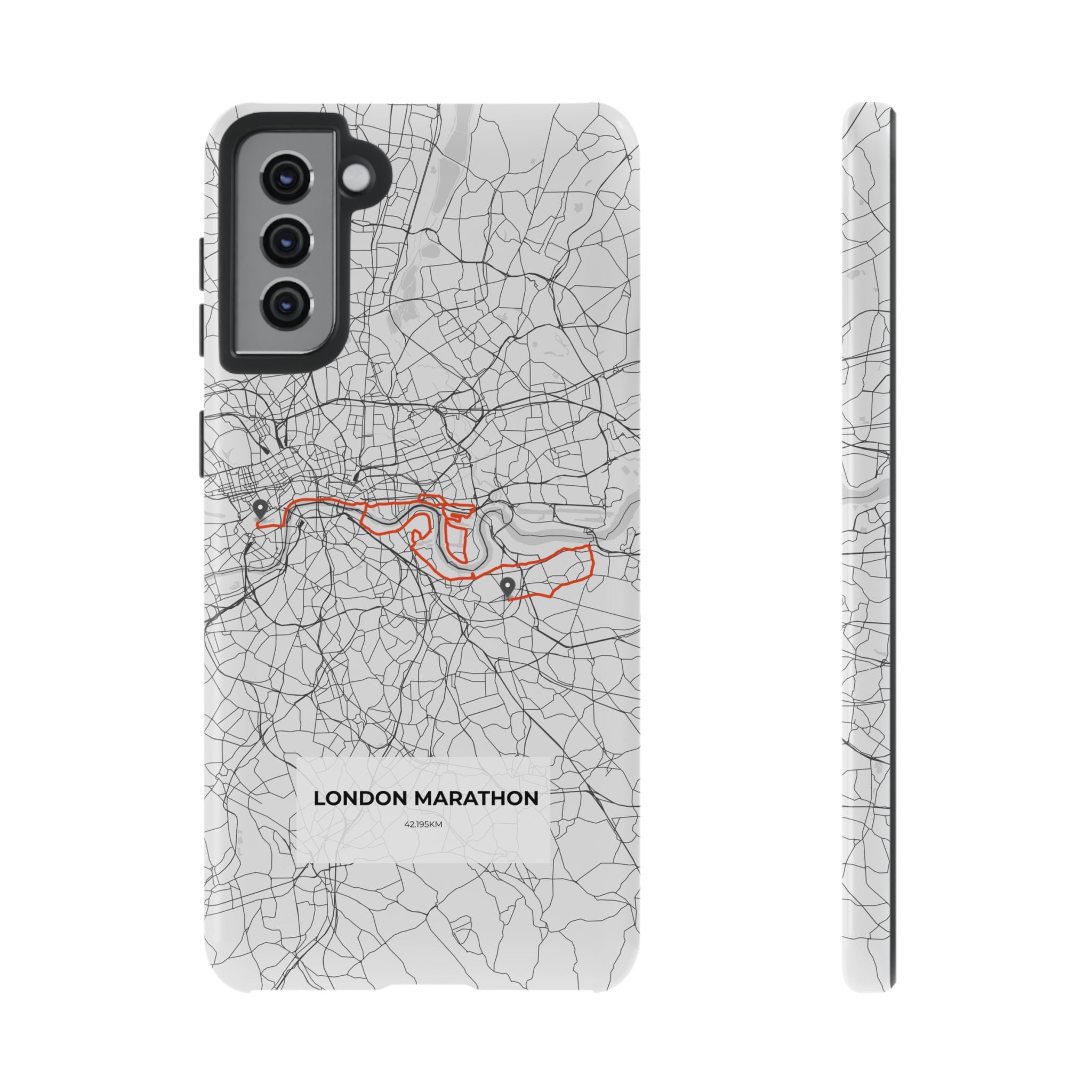 London Marathon Route Tough Phone Case