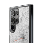 Boston Marathon Route Clear Impact-Resistant Phone Case