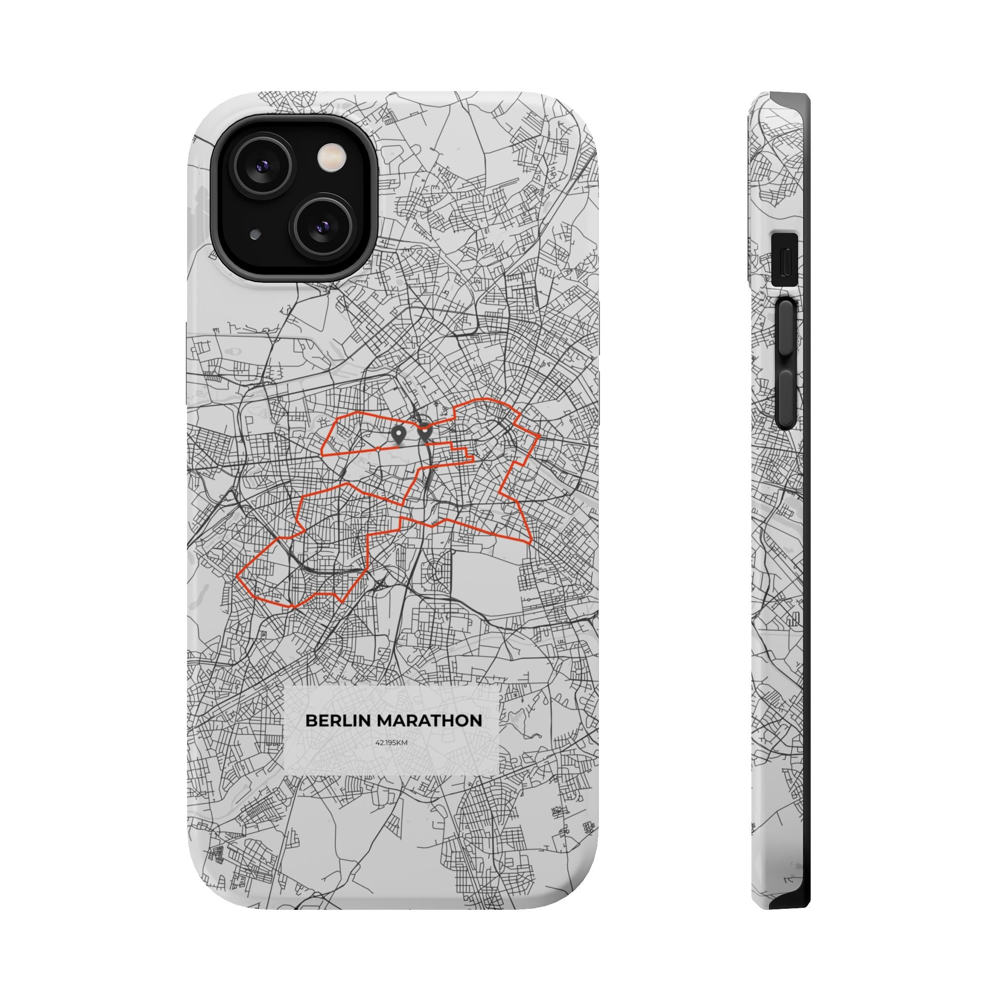 Berlin Marathon Route Magnetic Impact-Resistant Phone Case