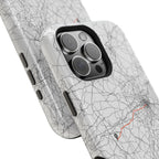 Boston Marathon Route Magnetic Impact-Resistant Phone Case