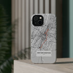 New York Marathon Route Magnetic Impact-Resistant Phone Case