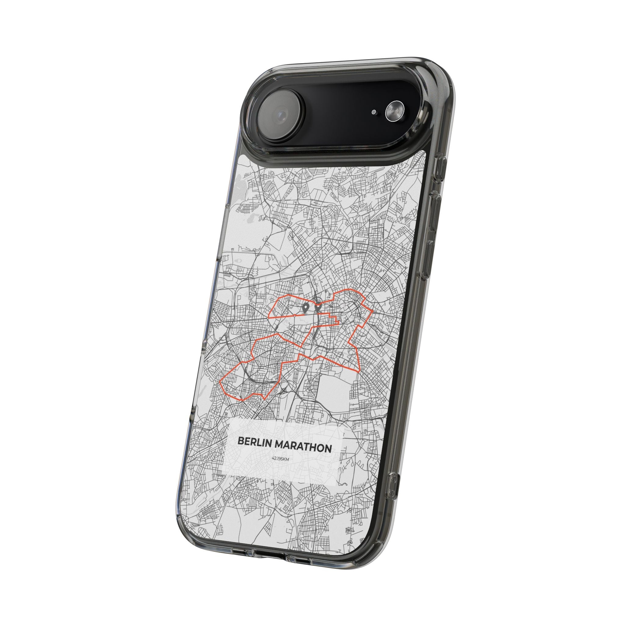 Berlin Marathon Route Clear Impact-Resistant Phone Case