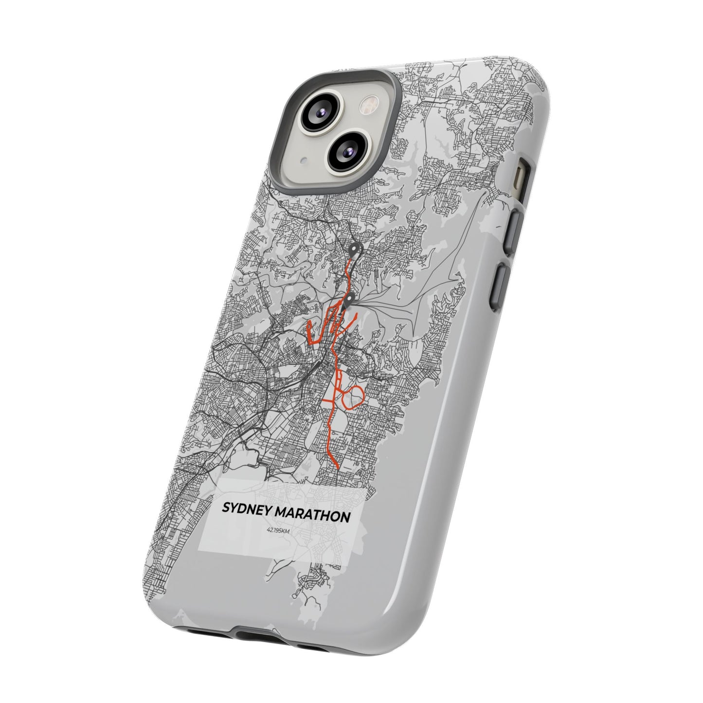 Sydney Marathon Route Tough Phone Case