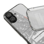 Chicago Marathon Route Clear Impact-Resistant Phone Case