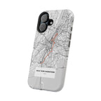 New York Marathon Route Magnetic Impact-Resistant Phone Case