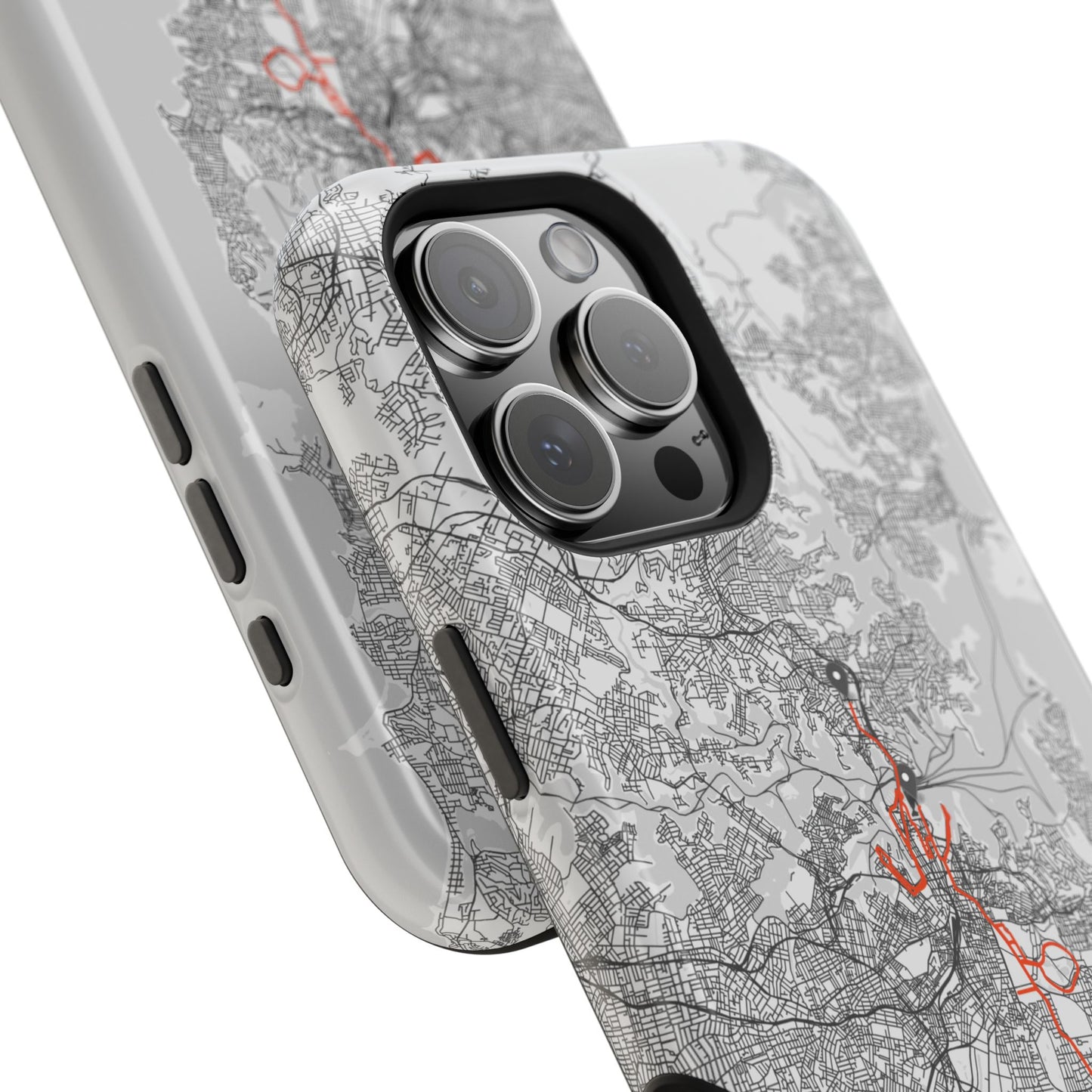 Sydney Marathon Route Magnetic Impact-Resistant Phone Case