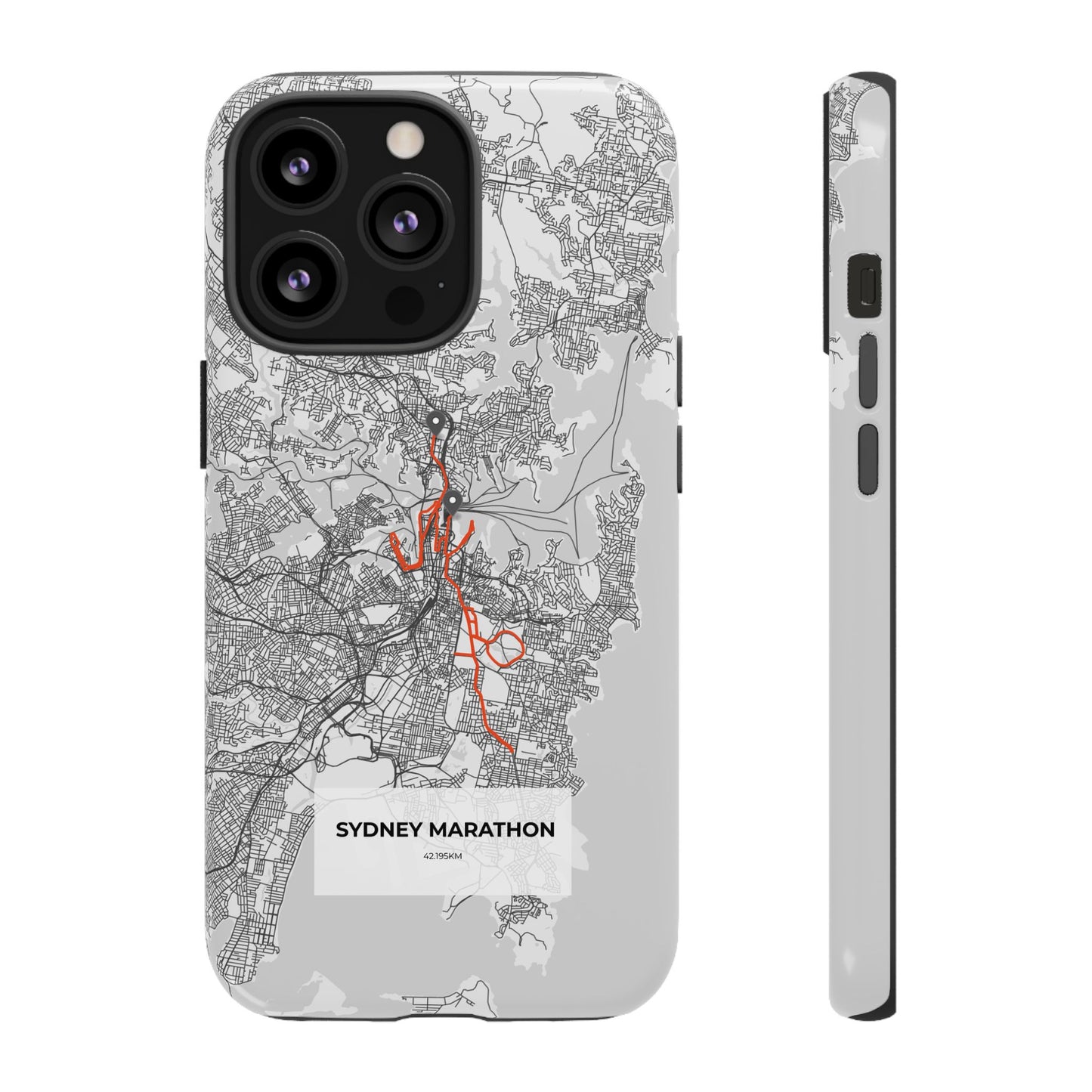 Sydney Marathon Route Tough Phone Case