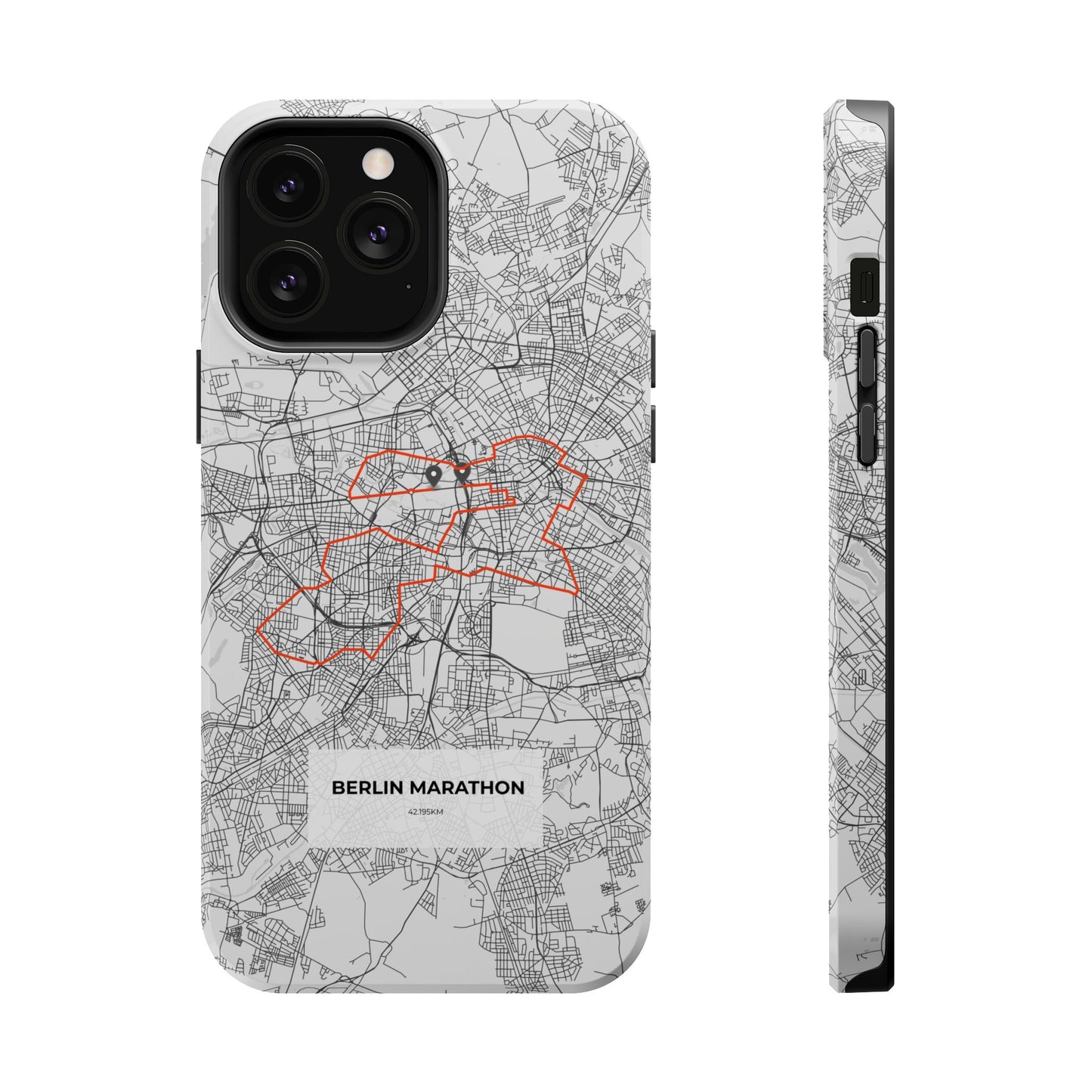 Berlin Marathon Route Magnetic Impact-Resistant Phone Case