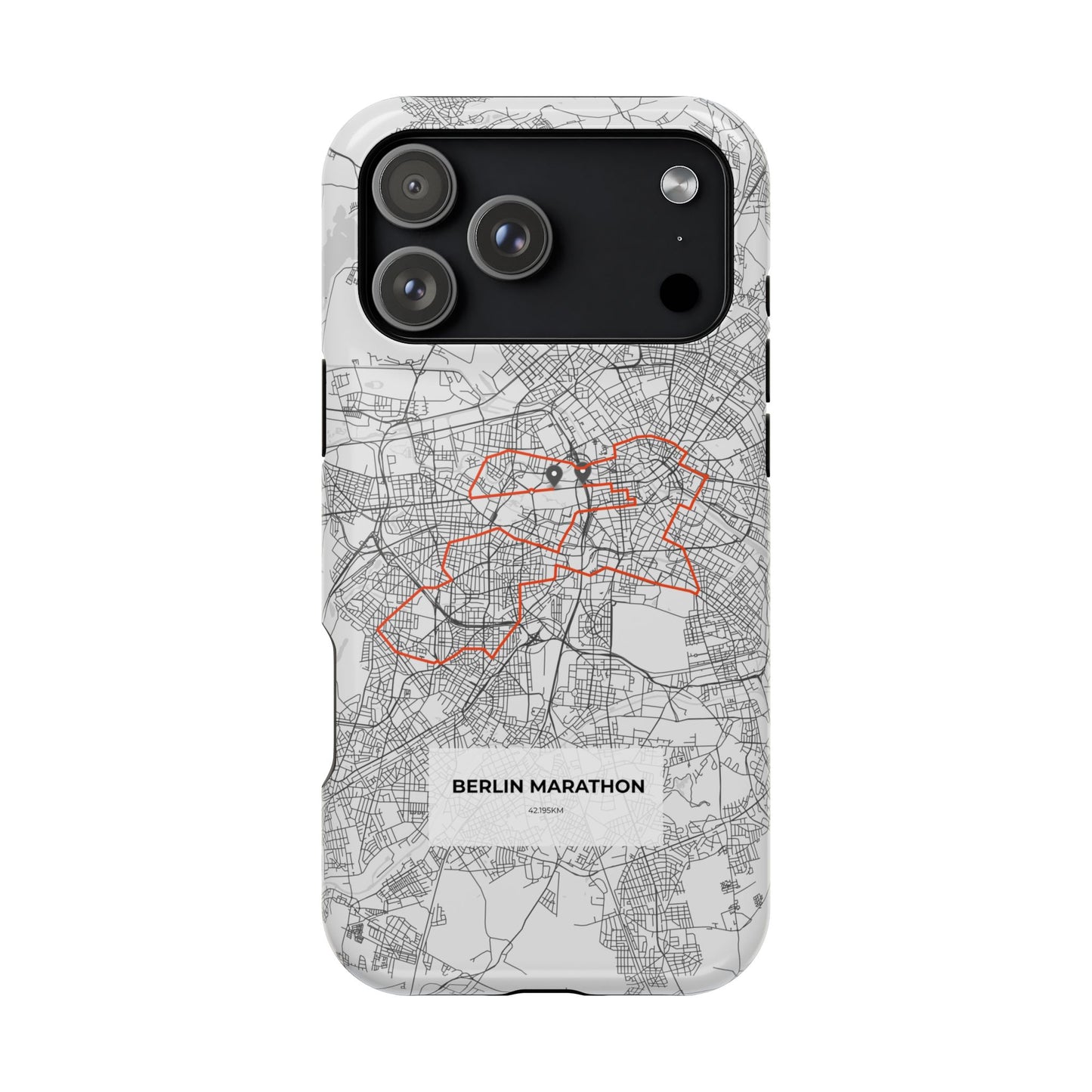 Berlin Marathon Route Magnetic Impact-Resistant Phone Case