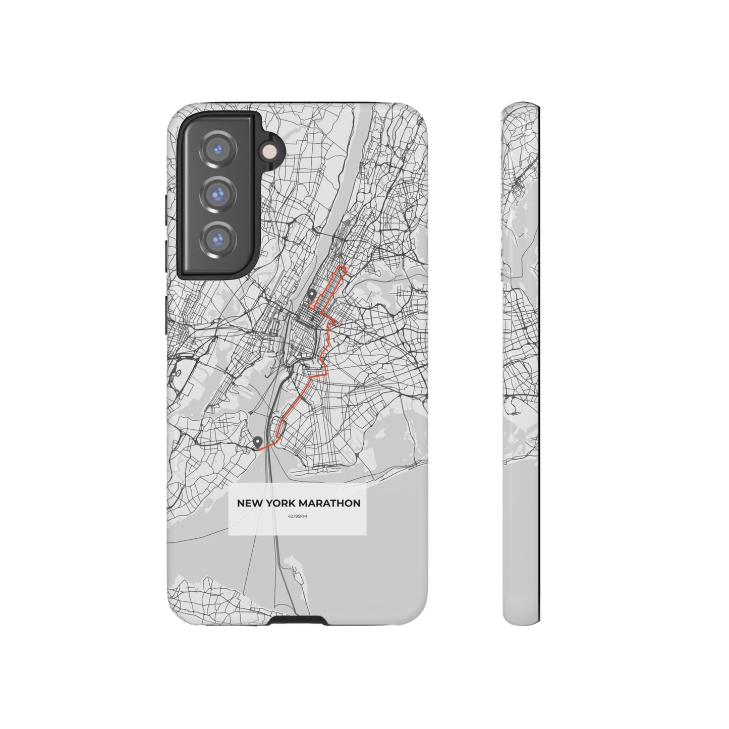 New York Marathon Route Tough Phone Case