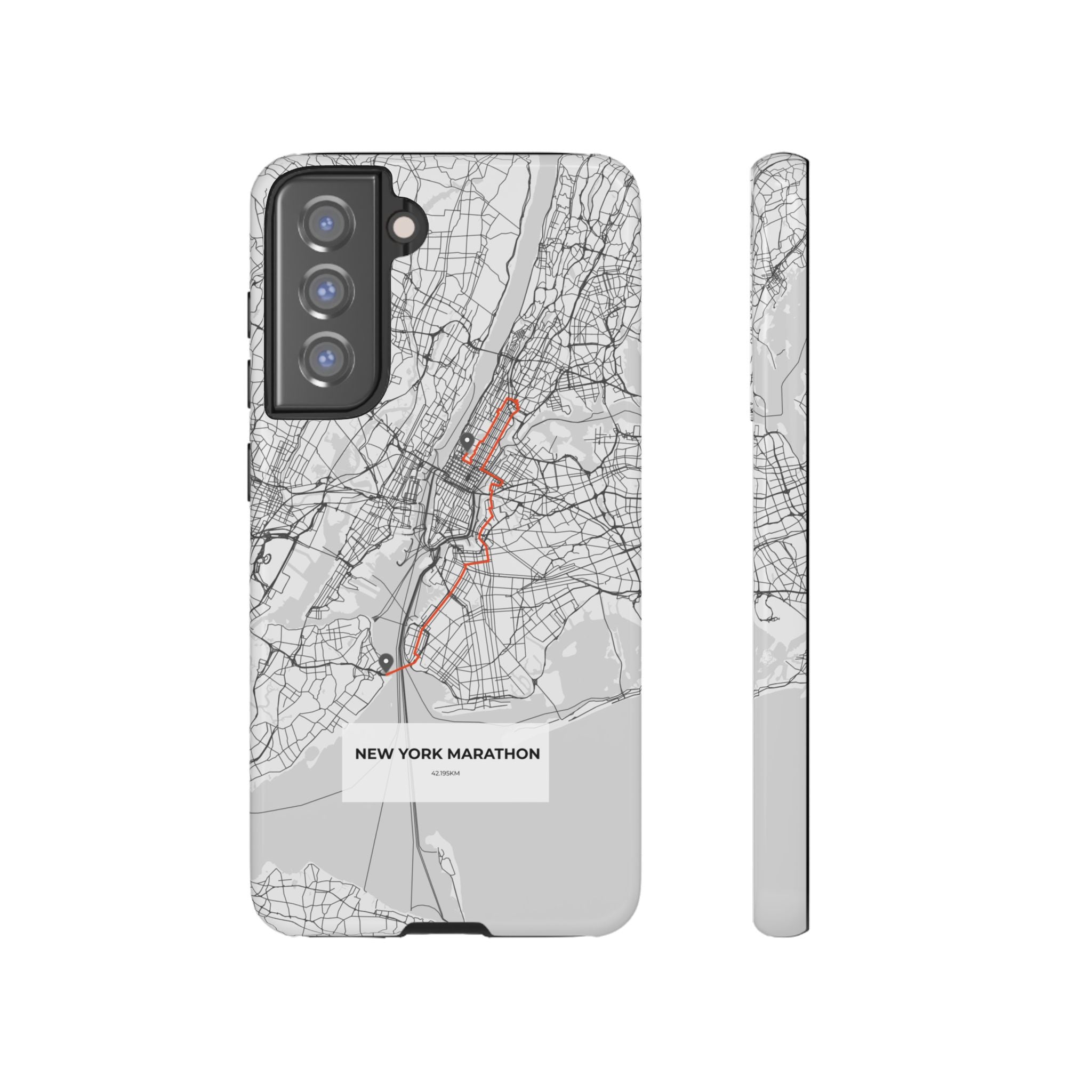 New York Marathon Route Tough Phone Case