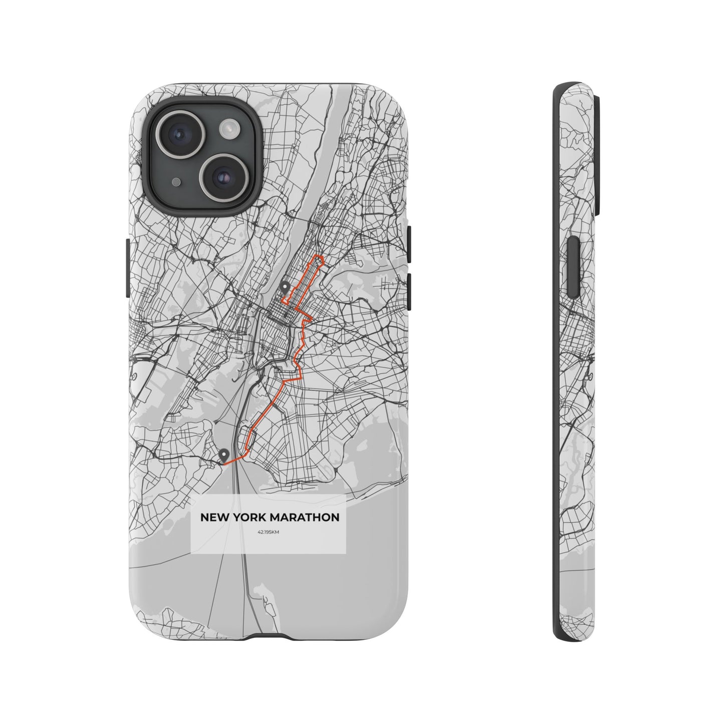 New York Marathon Route Tough Phone Case