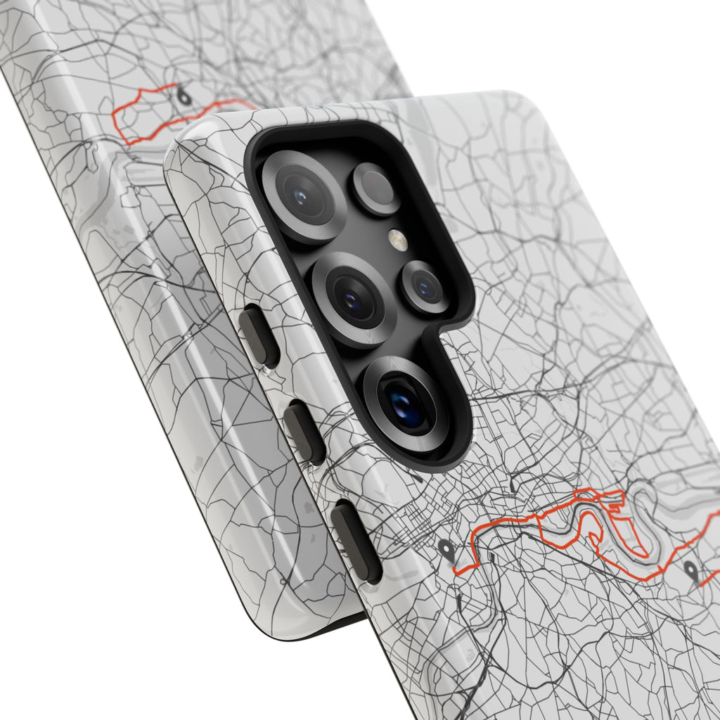 London Marathon Route Tough Phone Case