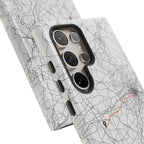 Boston Marathon Route Tough Phone Case