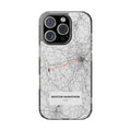 Boston Marathon Route Magnetic Clear Impact-Resistant Phone Case