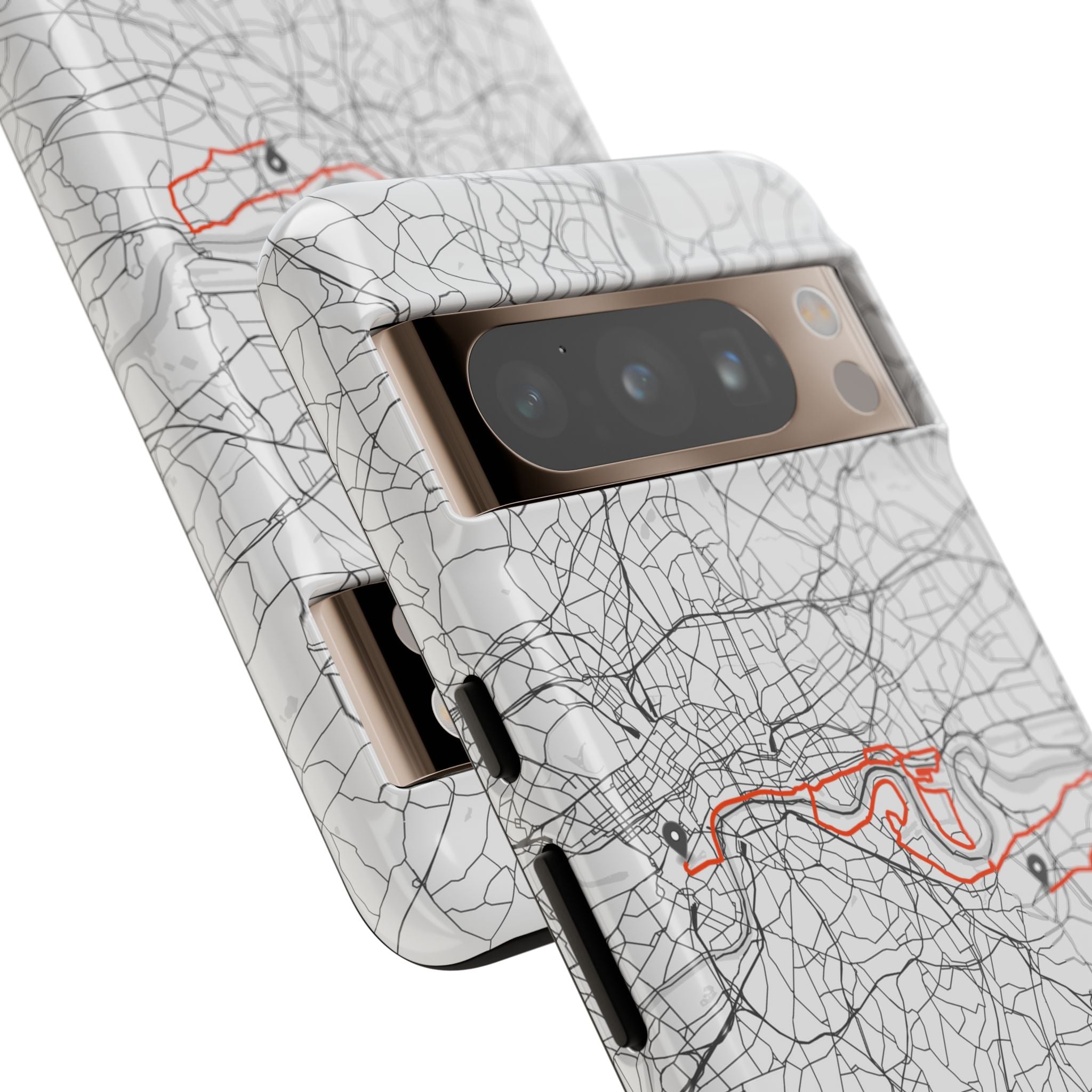 London Marathon Route Tough Phone Case