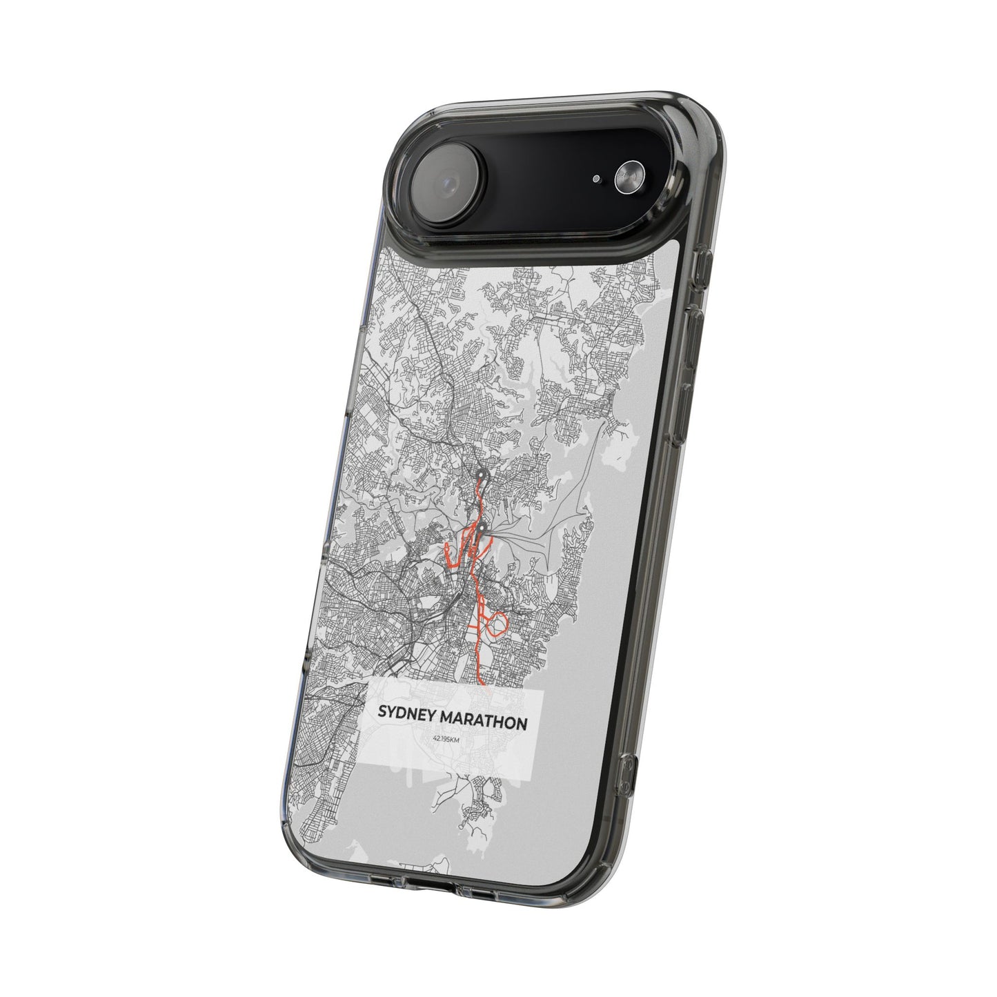 Sydney Marathon Route Clear Impact-Resistant Phone Case