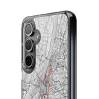 New York Marathon Route Clear Impact-Resistant Phone Case