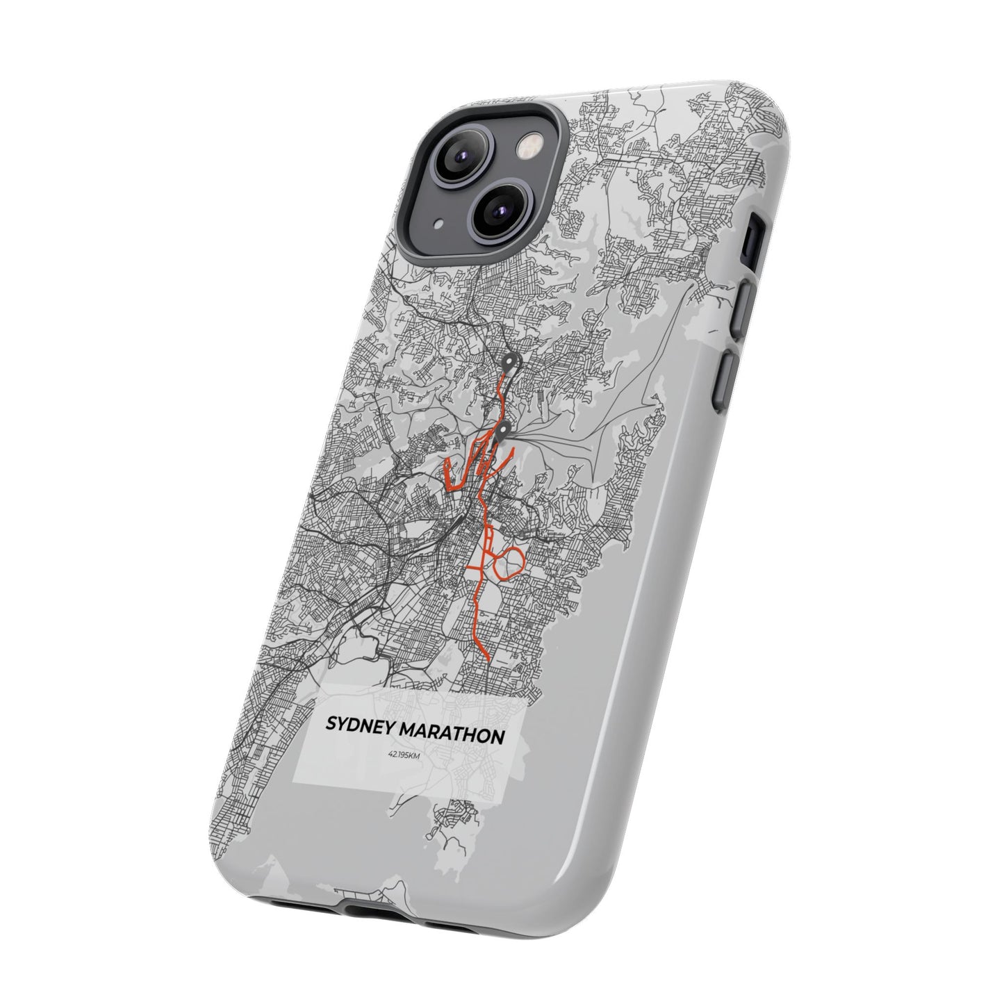 Sydney Marathon Route Tough Phone Case