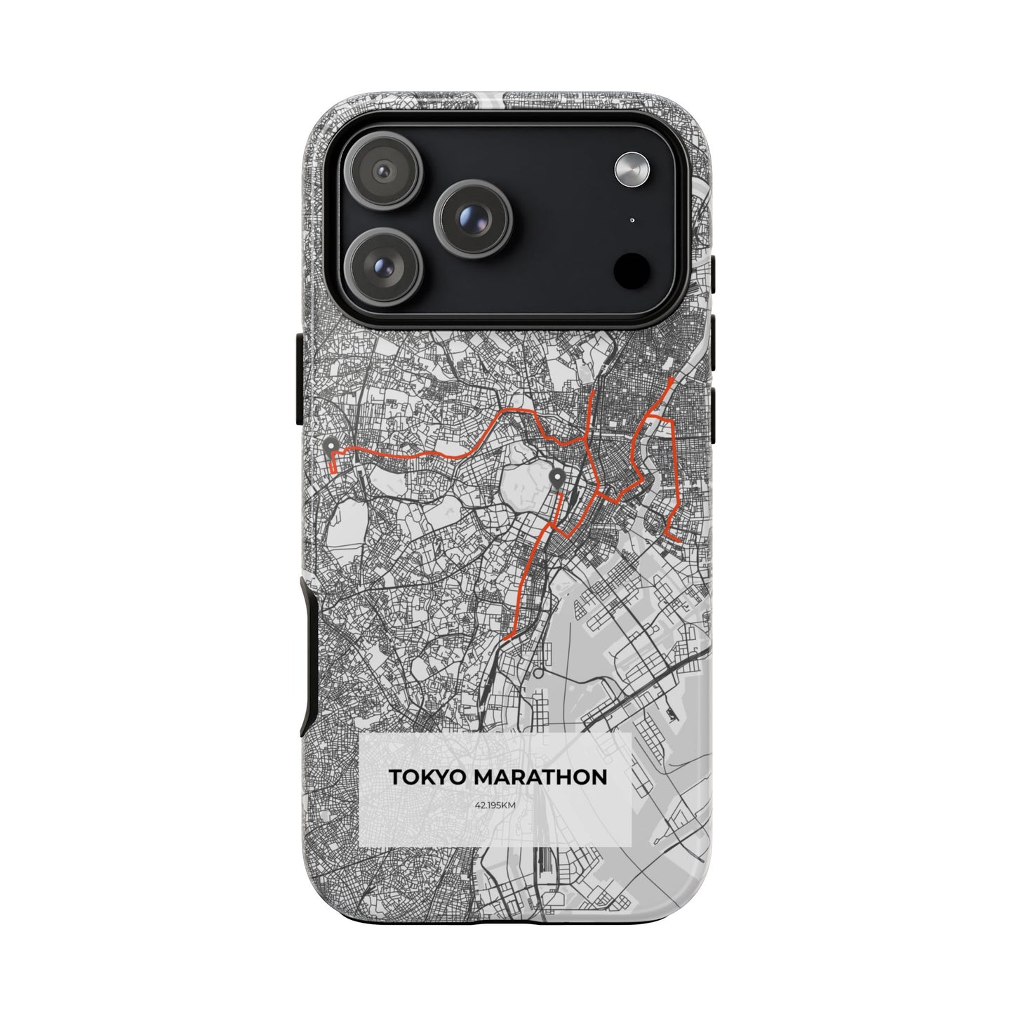Tokyo Marathon Route Tough Phone Case
