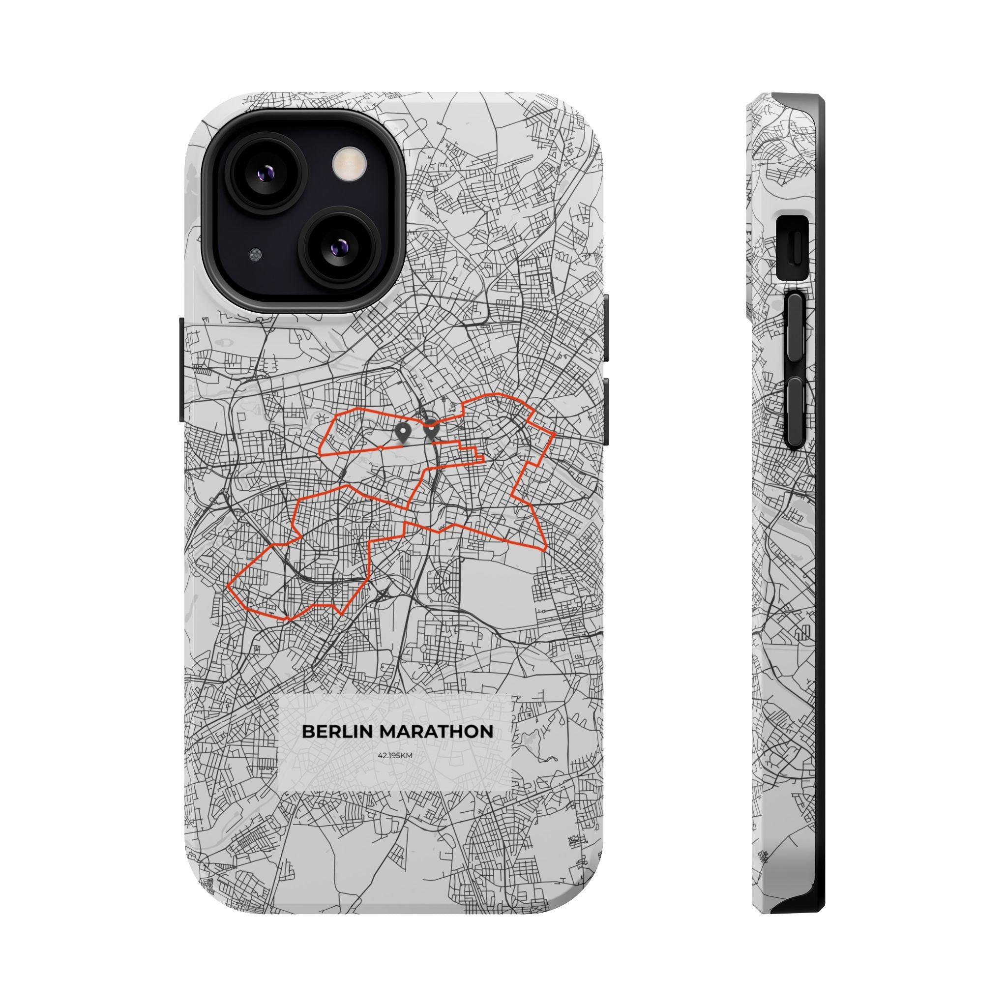 Berlin Marathon Route Magnetic Impact-Resistant Phone Case