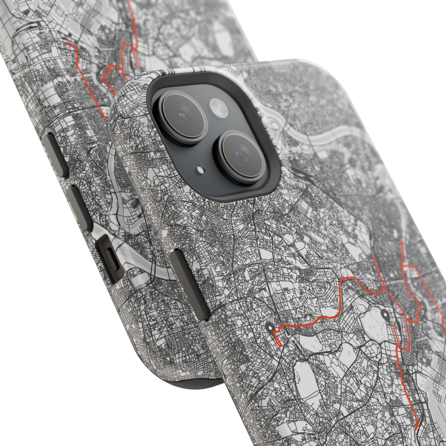 Tokyo Marathon Route Magnetic Impact-Resistant Phone Case