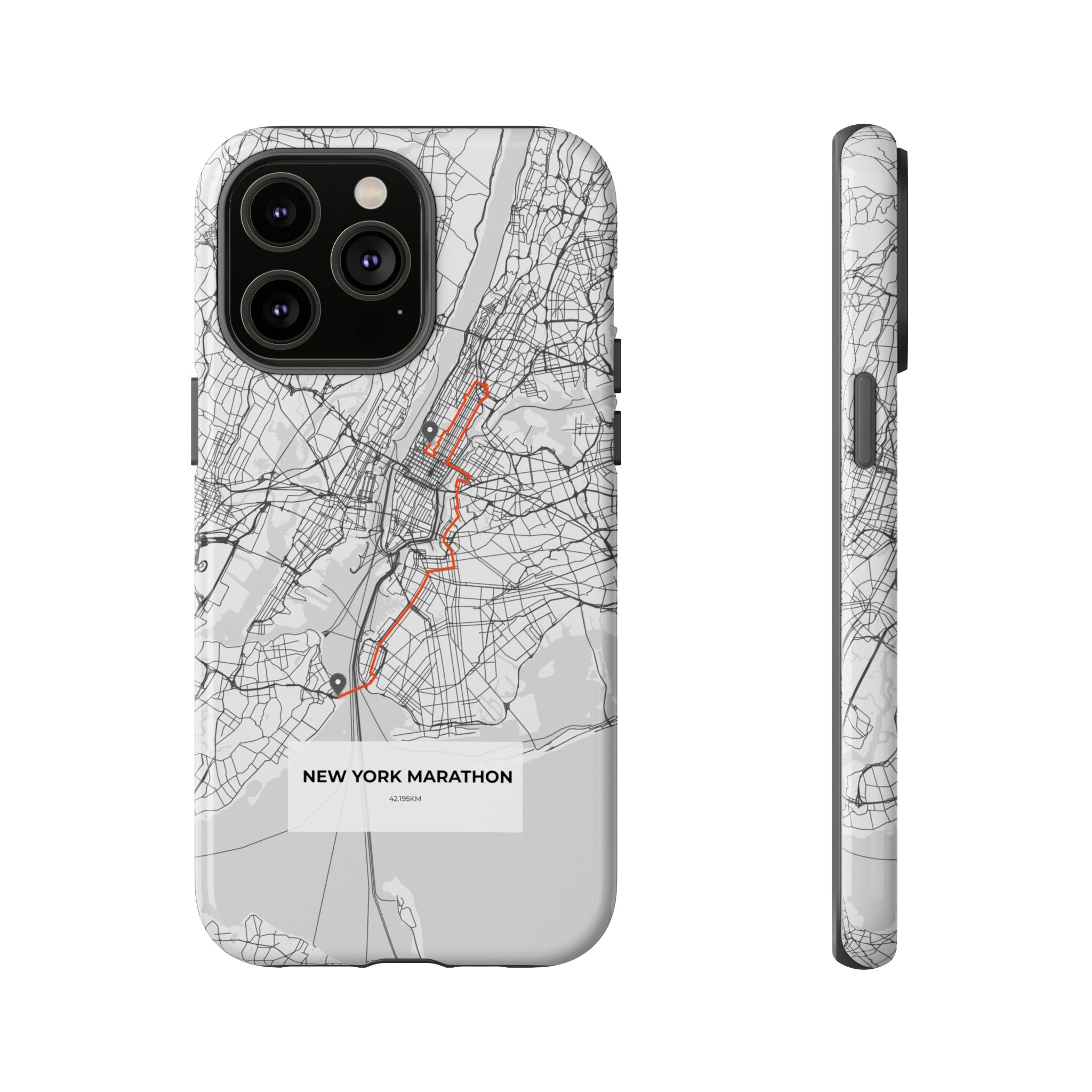 New York Marathon Route Tough Phone Case