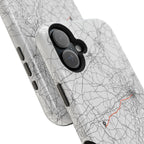 Boston Marathon Route Magnetic Impact-Resistant Phone Case