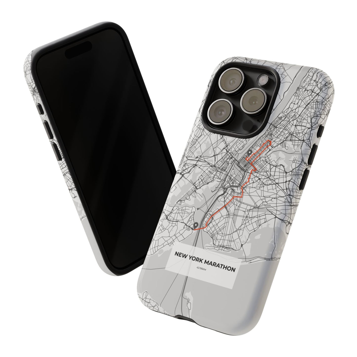 New York Marathon Route Tough Phone Case